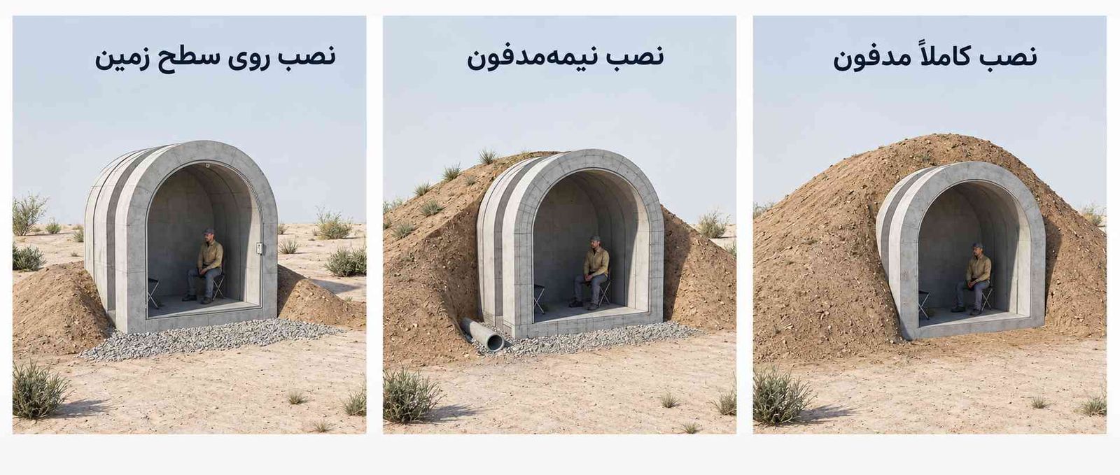 اتاق امن پیش ساخته بتنی چیست؟ راهنمای کامل کاربرد و اجرا